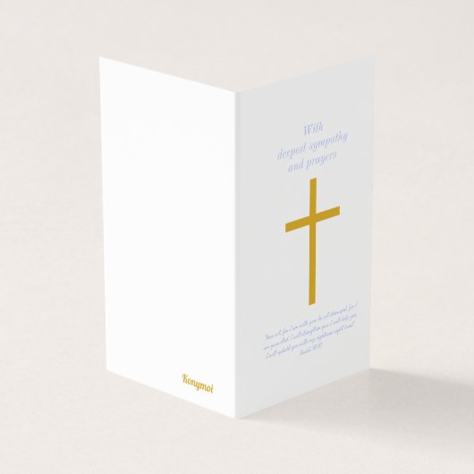 Konymoi "Sympathiekaart" met bijbelvers Kaart (Buitenkant)