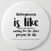 Konymoi "Vergiffenis" badge Ronde Button 6,0 Cm (Voorkant)