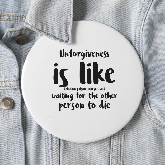 Konymoi "Vergiffenis" badge Ronde Button 6,0 Cm (In situ)