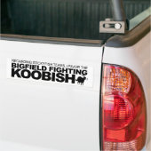 KOOBISH! BUMPERSTICKER (Op Truck)