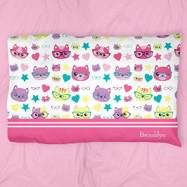 Koodepasta's met brillenglazen, Blauwgroen Kussensloop