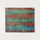 Kooi. Angstige enge originele acrylkunst Wandkleed (Voorkant (horizontaal))