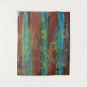 Kooi. Angstige enge originele acrylkunst Wandkleed (Voorkant)