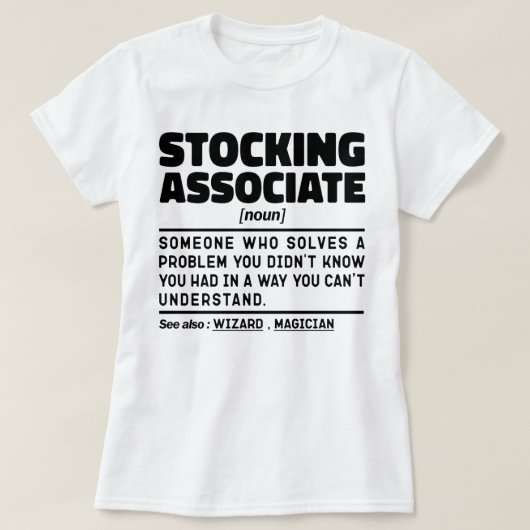 Kooi Associate Noun Warehouse Worker Cool T-shirt (Design voorkant)
