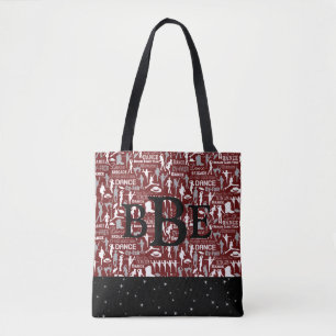 Kooi-Fair GS Bobcats, grijs en wit Tote Bag