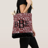 Kooi-Fair GS Bobcats, grijs en wit Tote Bag (Dichtbij)