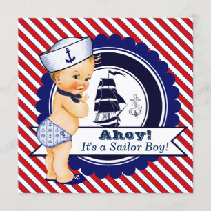 Kooi Nautisch Baby shower Kaart