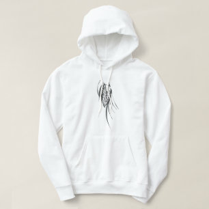 Kooi Zwart Wit Abstract Tribal Tattoo Kunst Hoodie