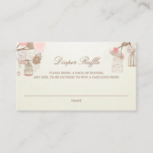 kooien en roze bloemen luierspoeling informatiekaartje