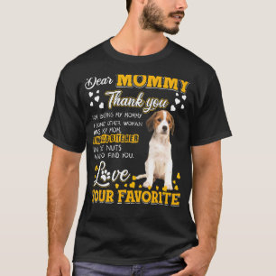 Kooikerhondje Beste mama bedankt dat je mijn moede T-shirt