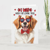 Kooikerhondje Dog Gemaakt voor Liefdevolle Valenti Feestdagen Kaart (Voorkant)