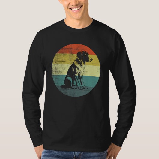 Kooikerhondje Dog Retro Design T-shirt (Voorkant)