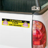 Kook aan boord bumpersticker (Op Truck)