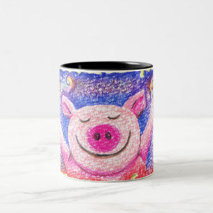Kook Art Joyful Pig Mok van standaardformaat