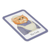 KOOK CAT 3x4 Flexibele Magneet + Tekst (Rechterzijde)