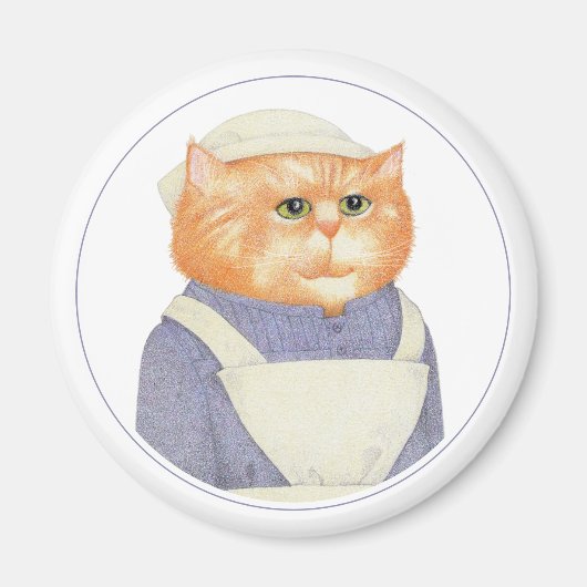 KOOK CAT Ronde Magneet II (Voorkant)