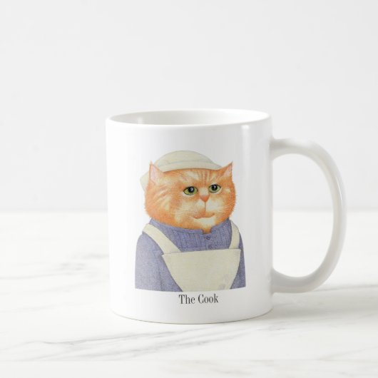 KOOK CAT Witte Mok + Tekst (Rechts)