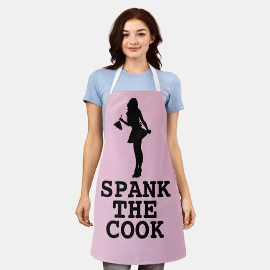 Kook de kok Schort Vrouw Cadeau (Gedragen)