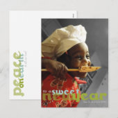 Kook een Zoet Briefkaart van de Foto van het (Voorkant / Achterkant)