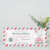 Kook- en bakcursus Kerstcadeaubon Kaart (Staand voorkant)