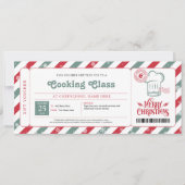 Kook- en bakcursus Kerstcadeaubon Kaart (Voorkant)