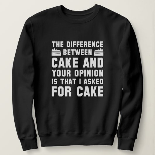 Kook en uw mening trui (Design voorkant)