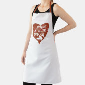 Kook in stijl Hilarisch Bacon Lover BBQ Grill Chef Schort (Insitu)