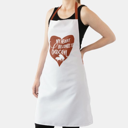 Kook in stijl Hilarisch Bacon Lover BBQ Grill Chef Schort (Insitu)