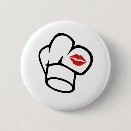 kook - kus ronde button 5,7 cm (Voorkant)