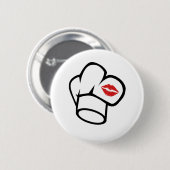 kook - kus ronde button 5,7 cm (Voorkant /achterkant)