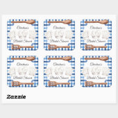 Kook Liefde Op Shower Favor Sticker (Vel)