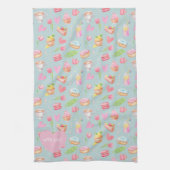 Kook met liefde. All-Over Print Schort Theedoek (Verticaal)