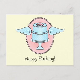 Kook met vleugels briefkaart