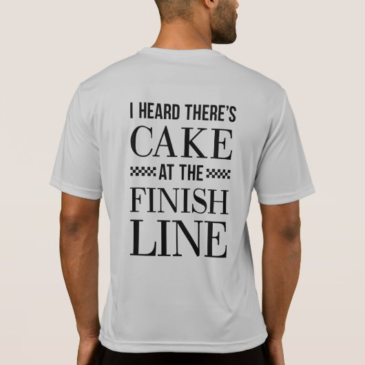 Kook op het Shirt van de finish Line Runner (Achterkant)