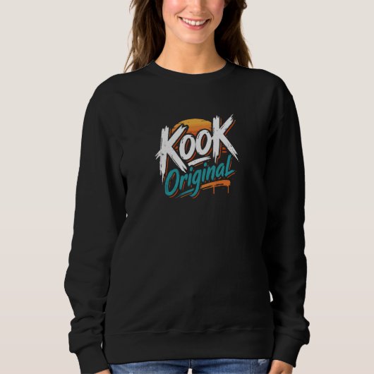Kook Original Retro Sunset Surf Trui (Voorkant)