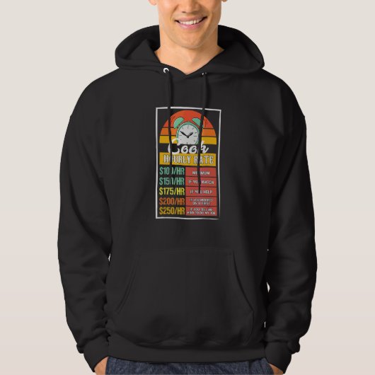 Kook Uurloon Grap Hoodie (Voorkant)