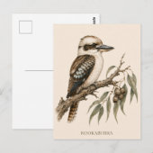 Kookaburra Ansichtkaart | Bush-editie Briefkaart (Voorkant / Achterkant)