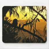 Kookaburra Australian Sunset Mousepad Muismat (Voorkant)