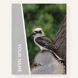 Kookaburra Australische Lachvogel, Zilver Notitieboek