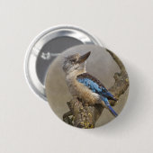Kookaburra-badge Ronde Button 5,7 Cm (Voorkant /achterkant)