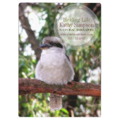 Kookaburra Bird Australia Photography Cliboard Klembord (Achterkant)