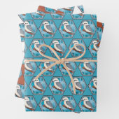 Kookaburra Bird Inpakpapier Vel (In situ)