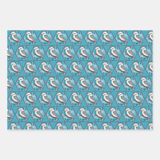 Kookaburra Bird Inpakpapier Vel (Voorkant)