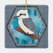 Kookaburra Bird Keramisch Ornament (Achterkant)