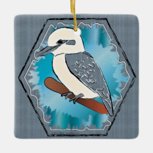 Kookaburra Bird Keramisch Ornament
