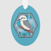 Kookaburra Bird Ornament (voorkant)