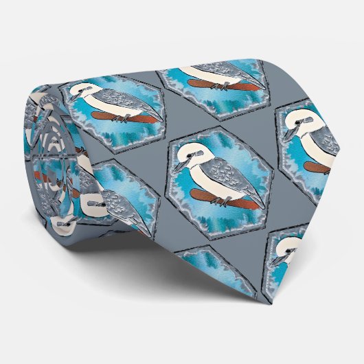 Kookaburra Bird Stropdas (Opgerold)