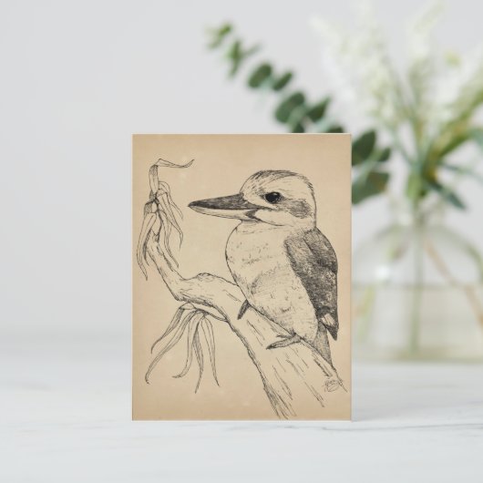 Kookaburra Briefkaart (Staand voorkant)