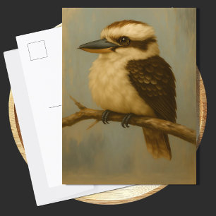 Kookaburra-Briefkaart   Australian Bird Art Print Briefkaart