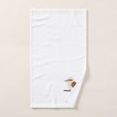 Kookaburra Design Monogrammed Bad Handdoek (Handdoek)